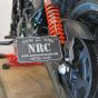 Buy New Rage Cycles Harley Davidson Street Rod Side Mount License Plate (2 Position) by New Rage Cycles for only $175.00 at Racingpowersports.com, Main Website.