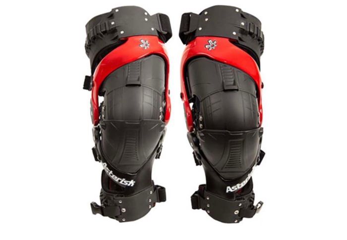 Buy Asterisk Ultra Cell 3.0 Knee Braces Red Pair Large Size by Asterisk for only $664.95 at Racingpowersports.com, Main Website.