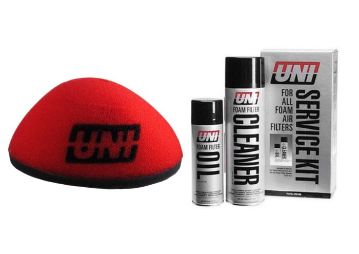 Buy UNI Filter Dual Stage Yamaha GRIZZLY 125 / RAPTOR 250 + Cleaning Kit by Uni Filter for only $48.71 at Racingpowersports.com, Main Website.