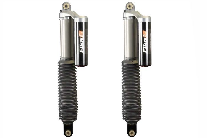 Buy ELKA Suspension 2.5 PIGGYBACK REAR SHOCKS FORD F-250 4x4 21-2022 by Elka Suspension for only $1,549.99 at Racingpowersports.com, Main Website.