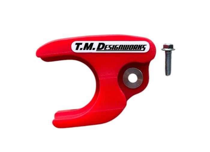 Buy TM Designworks Front Chain Slider Red compatible with Yamaha YFZ450 by TM Designworks for only $57.95 at Racingpowersports.com, Main Website.