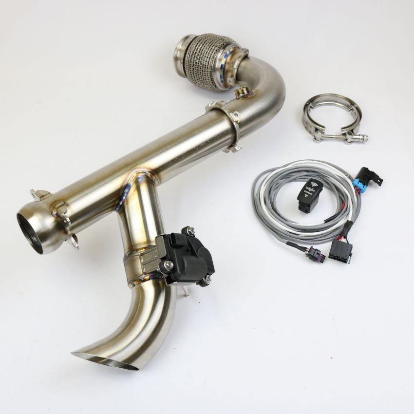 Evolution Powersports EVO Shocker Side Dump Race Pipe compatible with