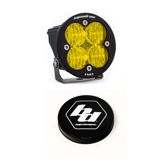 Buy Baja Designs Squadron-R Pro LED Wide Cornering Amber Light Kit & Rock Guard by Baja Designs for only $224.90 at Racingpowersports.com, Main Website.