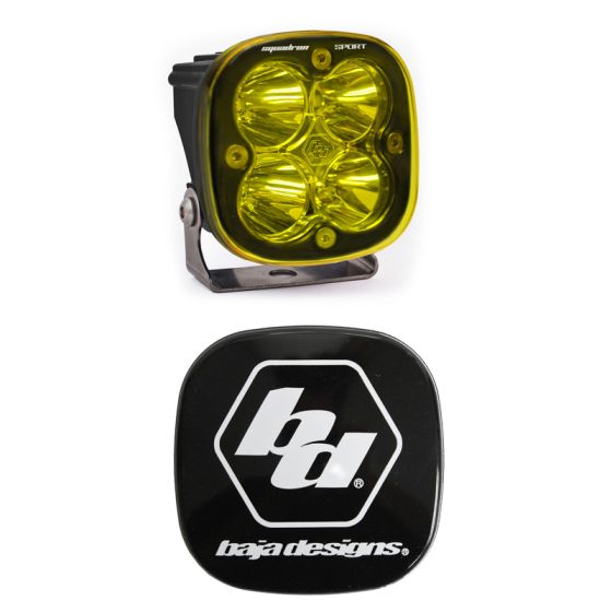 Buy Baja Designs Squadron Sport LED Spot Amber Light Kit & Rock Guard Black by Baja Designs for only $151.90 at Racingpowersports.com, Main Website.
