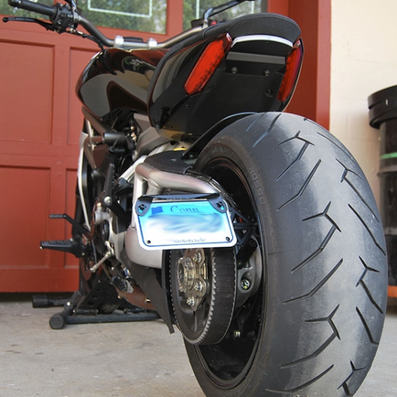 Buy New Rage Side Mount License Plate 2 Position Compatible w/ Ducati XDiavel 2016+ by New Rage Cycles for only $175.00 at Racingpowersports.com, Main Website.