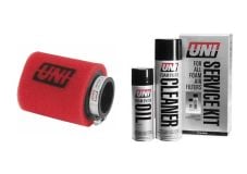 Buy Uni Filter Clamp On Dual Stage 15 Angle I.D. 1 3/4 O.D. 3 1/2 LG. 4 + Clean Kit by Uni Filter for only $45.20 at Racingpowersports.com, Main Website.