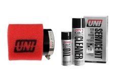 Buy Uni Filter Clamp On Dual Stage 15 Angle I.D. 2 1/2 O.D. 4 LG. 4 + Cleaning Kit by Uni Filter for only $44.98 at Racingpowersports.com, Main Website.