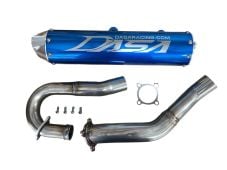 Buy Dasa Exhaust Complete System Classic Edition Blue compatible with Yamaha Yfz450r by Dasa Racing for only $679.95 at Racingpowersports.com, Main Website.