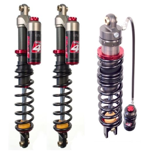 Buy ELKA Suspension STAGE 4 FRONT & REAR Shocks KAWASAKI KFX400 by Elka Suspension for only $3,074.98 at Racingpowersports.com, Main Website.