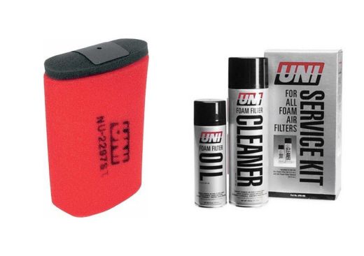 Buy UNI FILTER DUAL STAGE YAMAHA BANSHEE + Cleaning Kit by Uni Filter for only $47.69 at Racingpowersports.com, Main Website.