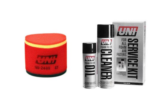 Buy UNI FILTER DUAL STAGE SUZUKI LTR450 + Cleaning Kit by Uni Filter for only $48.94 at Racingpowersports.com, Main Website.