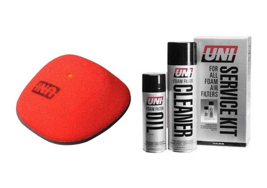 Buy UNI Filter Dual Stage Kawasaki KX250F / KX450F + Cleaning Kit by Uni Filter for only $51.54 at Racingpowersports.com, Main Website.