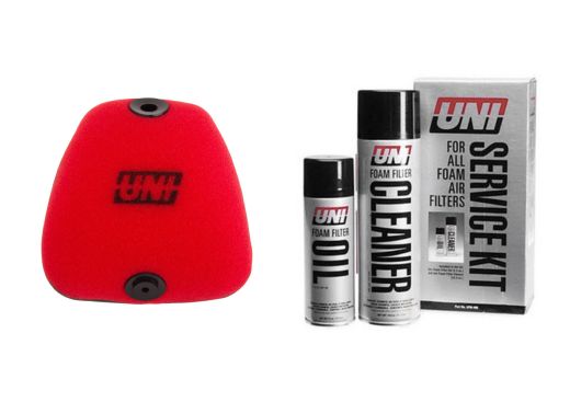 Buy UNI Filter Multi-Stage Competition Yamaha YZ450F YZ250F 2023-2024 + Cleaning Kit by Uni Filter for only $56.63 at Racingpowersports.com, Main Website.